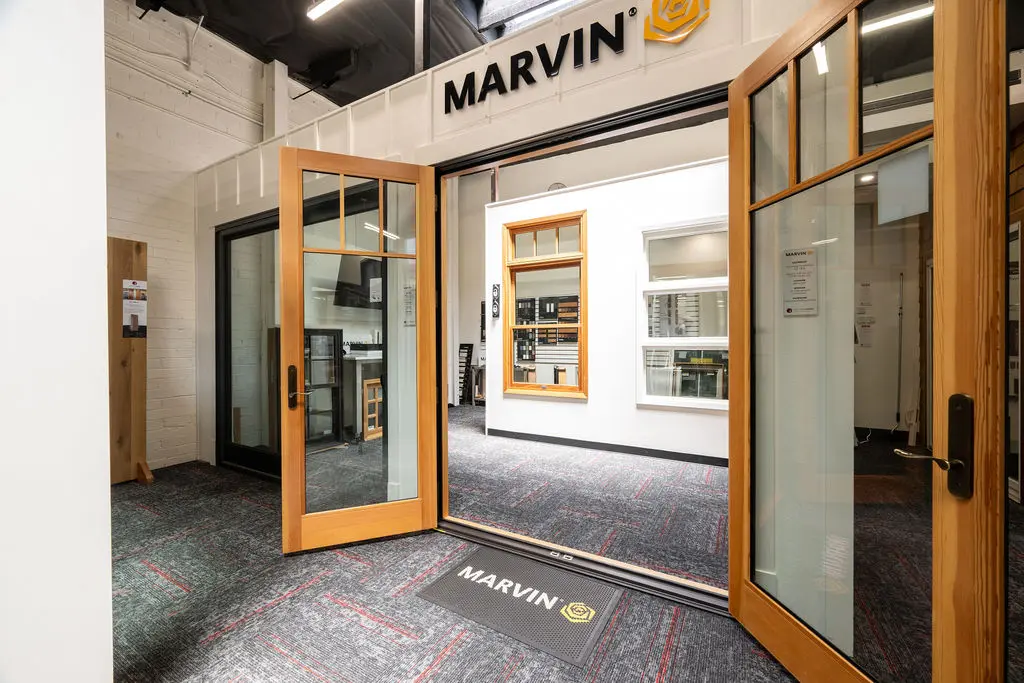 Woodclad doors and windows from Marvin in the Golden State Berkeley Showroom