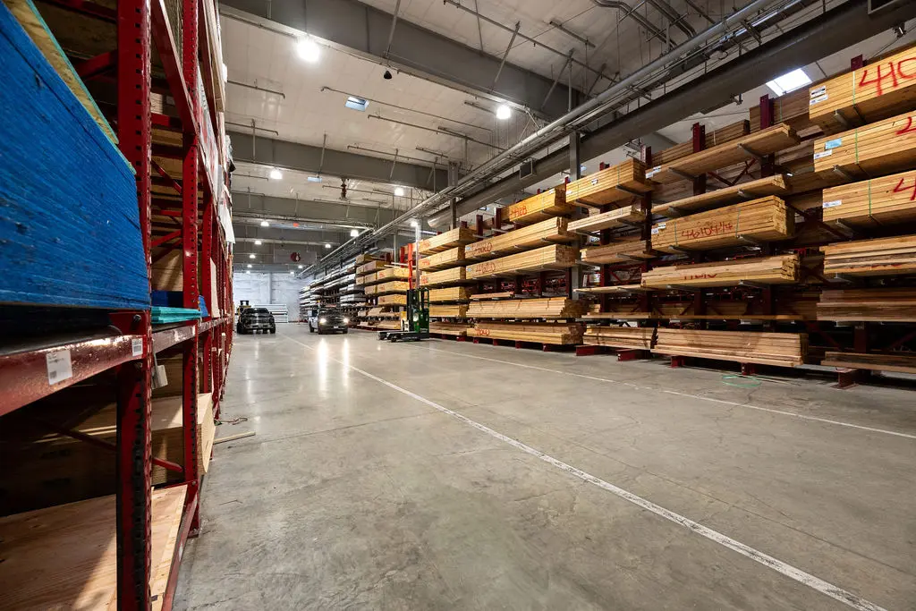 Golden State Lumber Concord lumberyard aisle