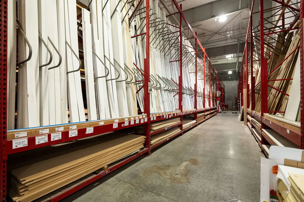 Golden State Lumber Concord lumberyard trim selection