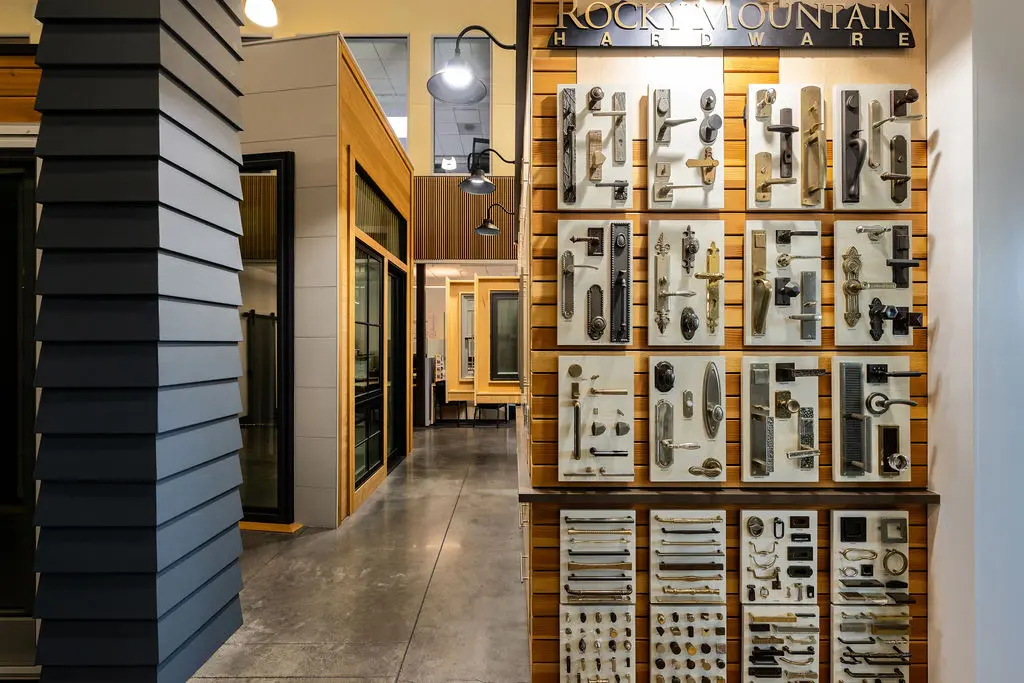 Golden State Lumber Concord Rock Mountain door hardware display