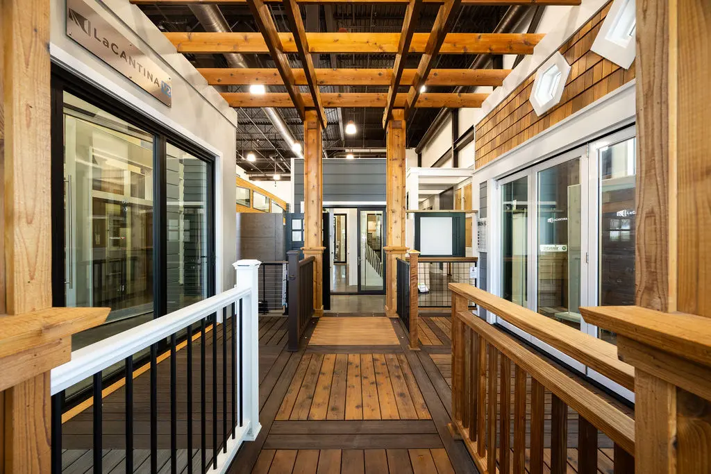 Golden State Lumber Concord showroom decking display