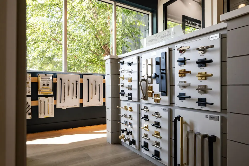Golden State Lumber Concord showroom hardware display