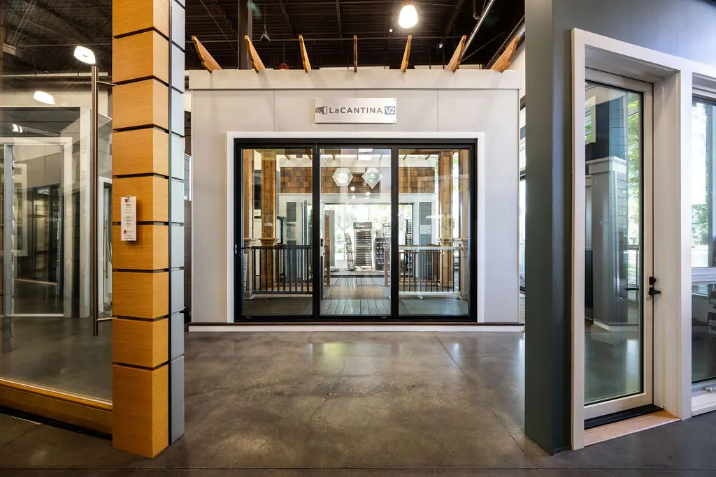 Golden State Lumber Concord showroom LaCantina doors display