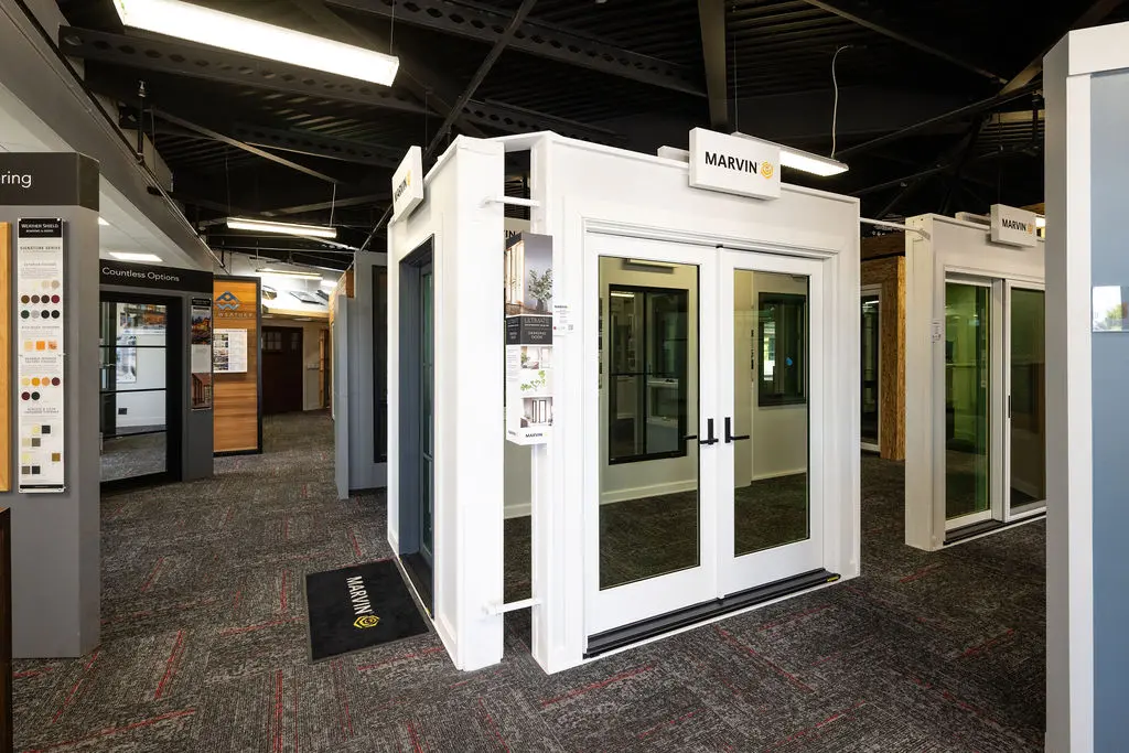Marvin doors at Golden State Lumber Newark showroom