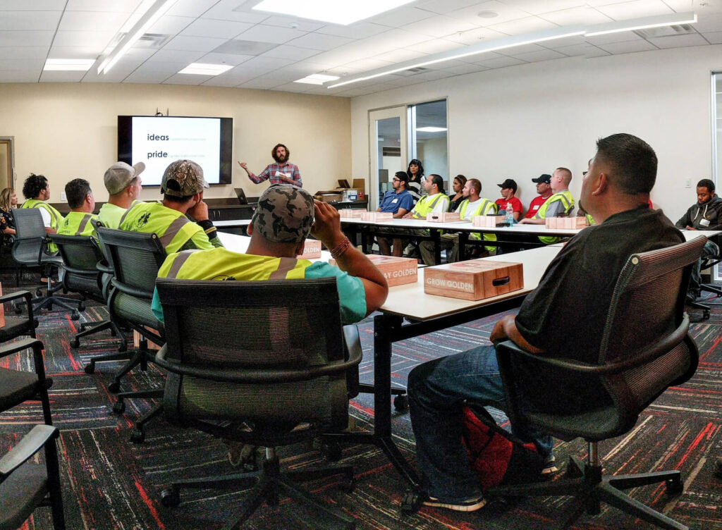 New Golden State staff in onboarding training