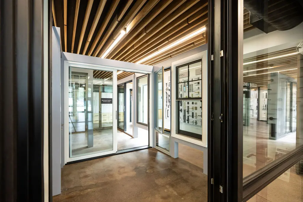Inside view of the Golden State Lumber San Francisco showroom