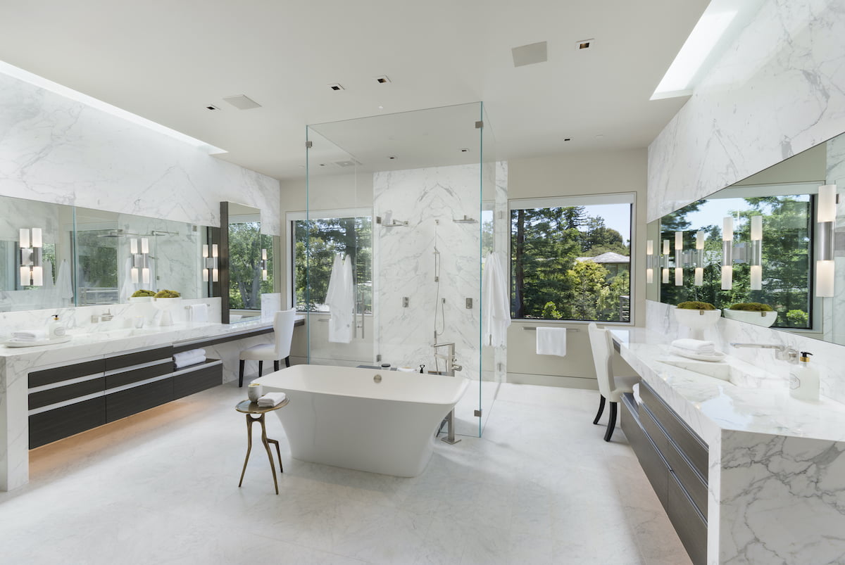 Bathroom glass by Euroline