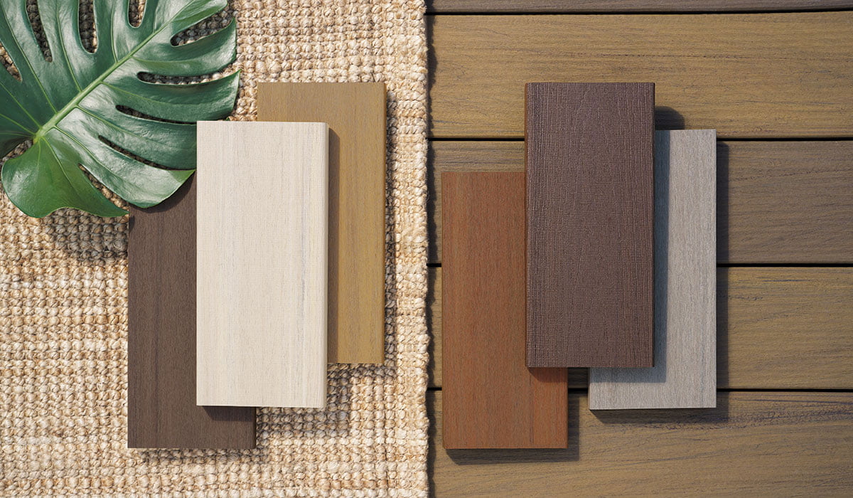 TimberTech TigerWood Legacy Collection Decking sample colors