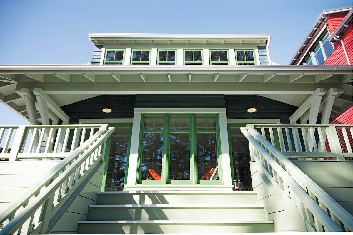 Anderson Casement Hung Windows on craftsman