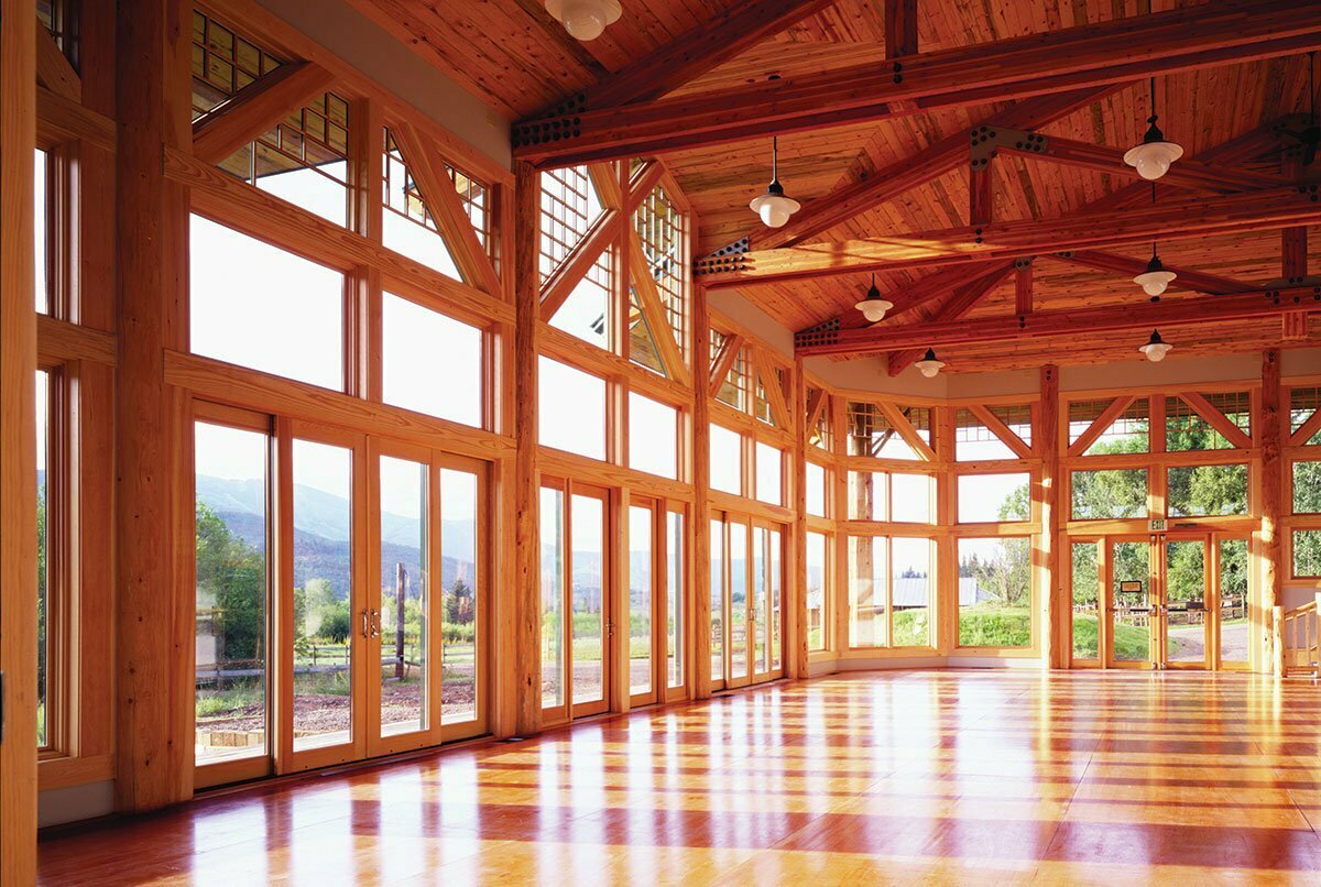E-Series Specialty Windows Gliding Hinged Patio Doors from Andersen