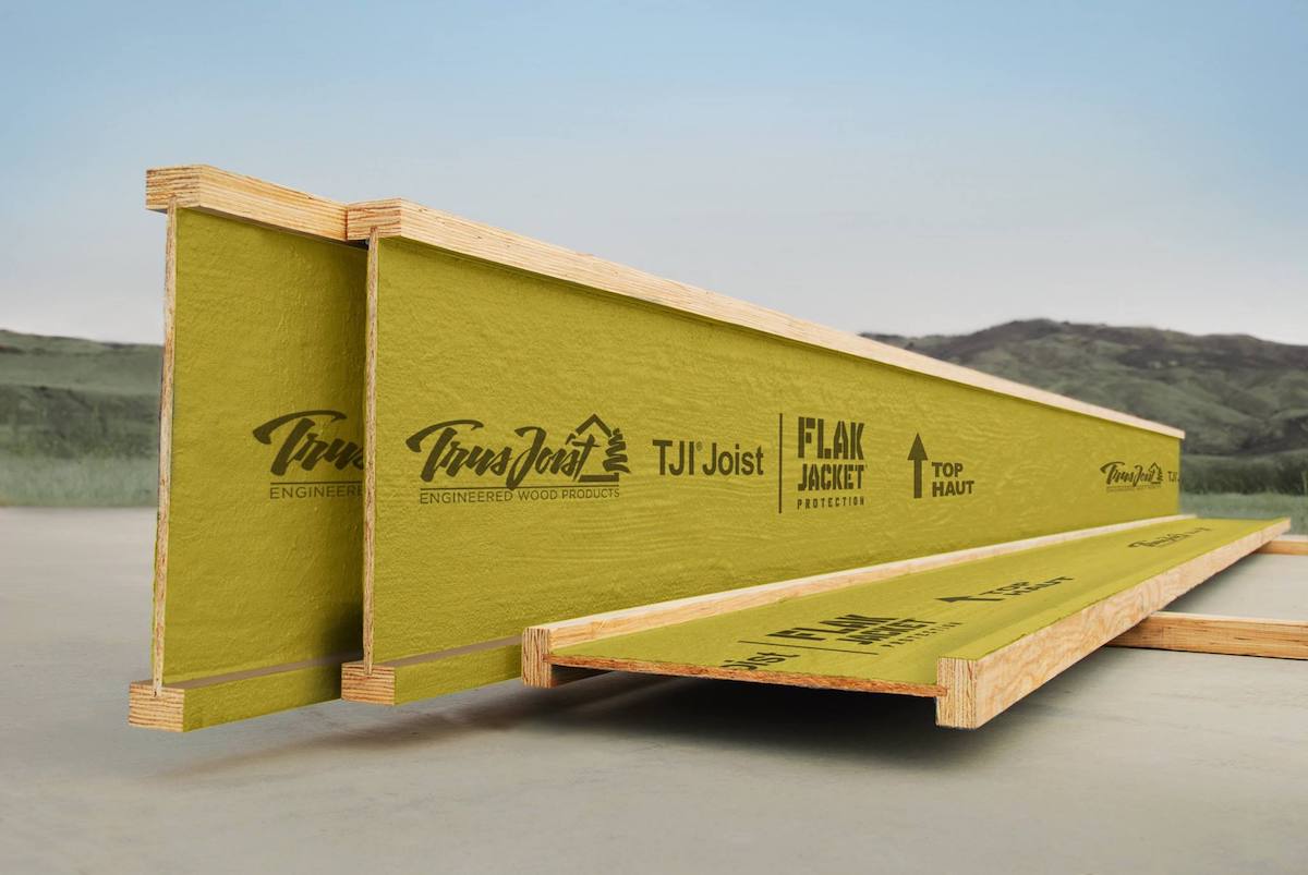 Trus Joist TJI joist promo shot