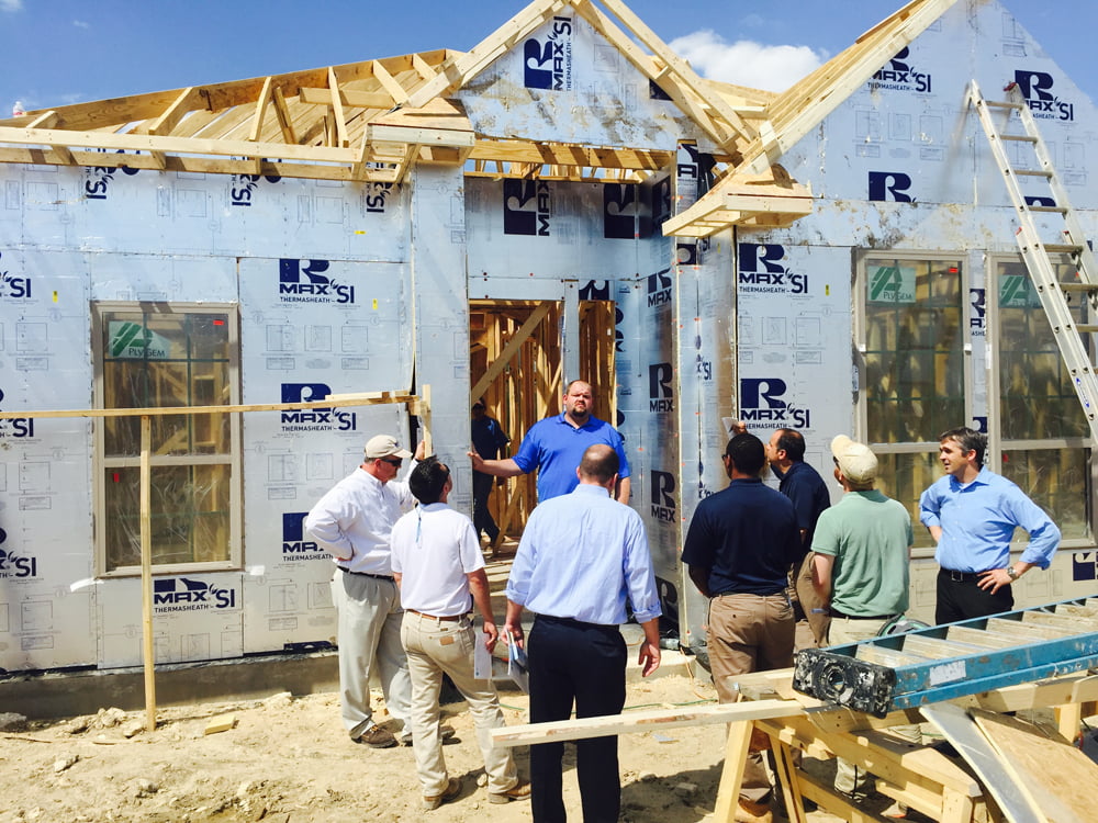 construction staff against rmax thermasheath