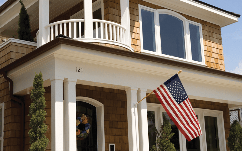 exterior moulding american flag MiraTEC