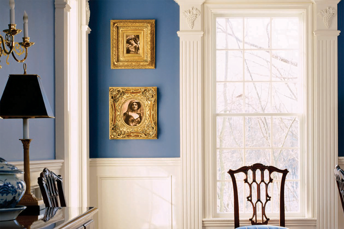kelleher interior moulding colonial blue window