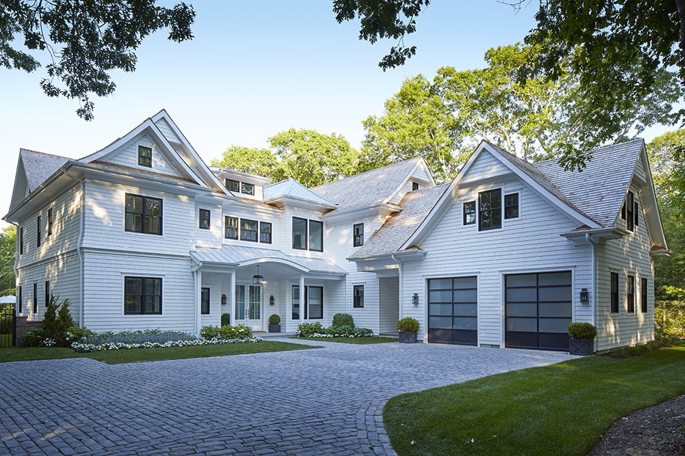 Azek siding on luxury home front
