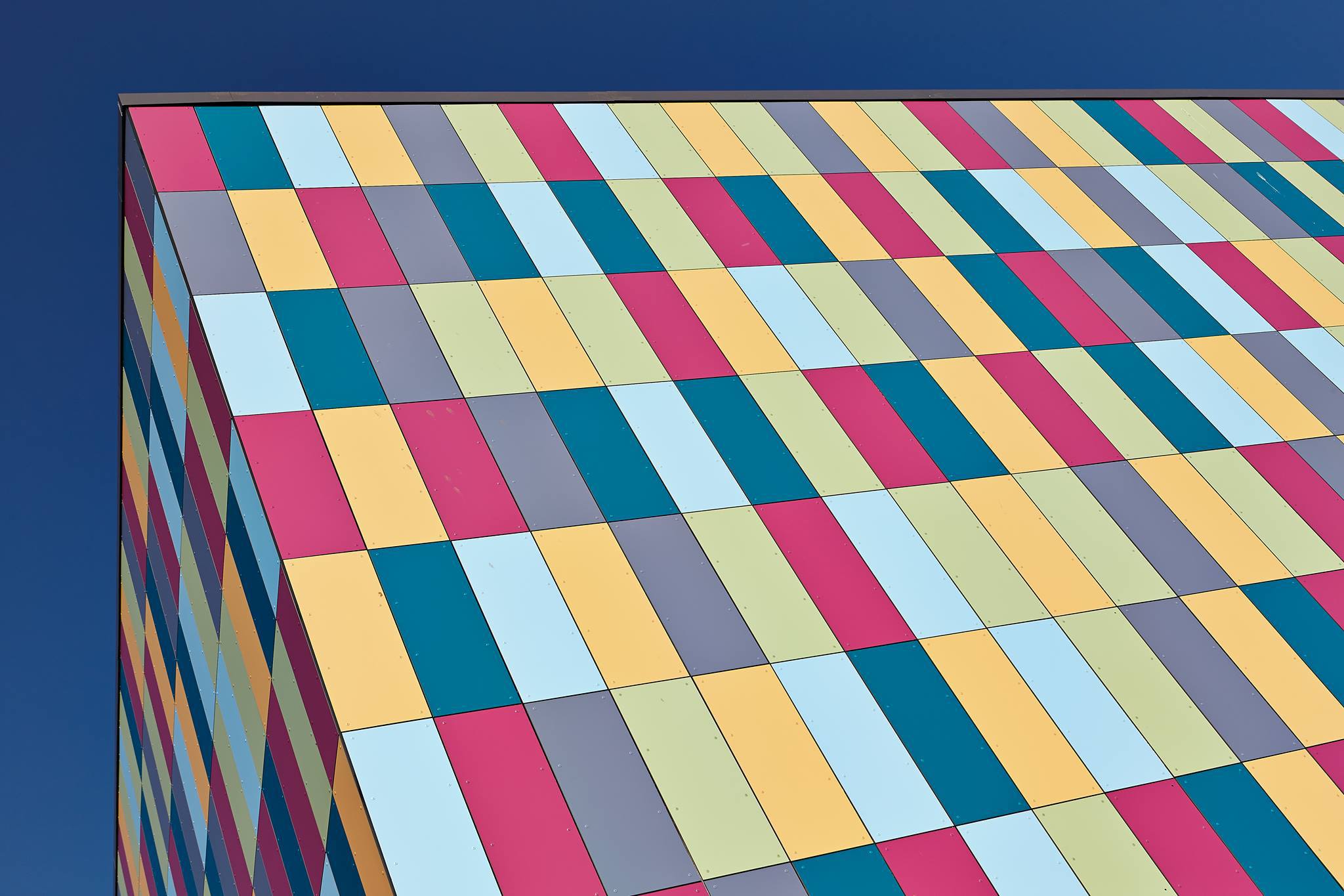 multicolored rectangles with trespa
