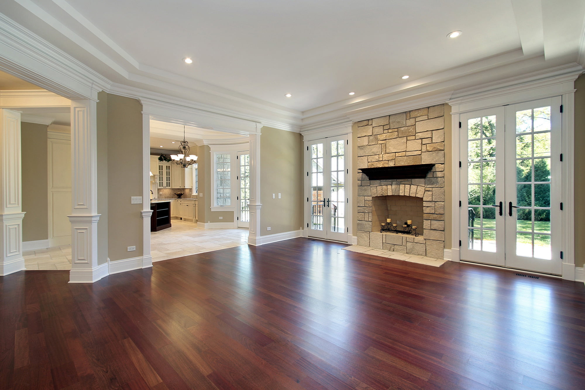 open kitchen living room EL and EL Wood Products