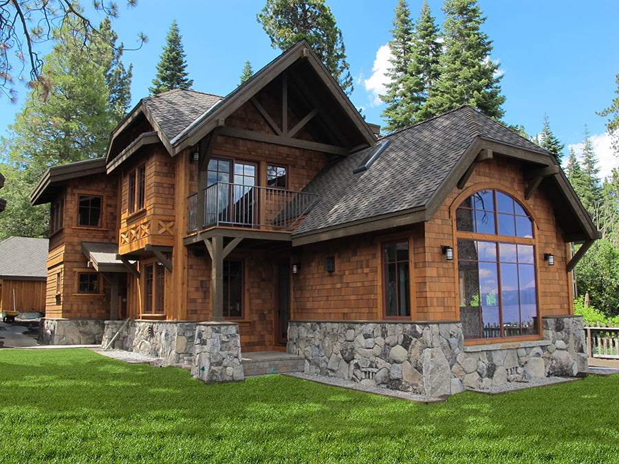 shingle and stone lodge shakertown