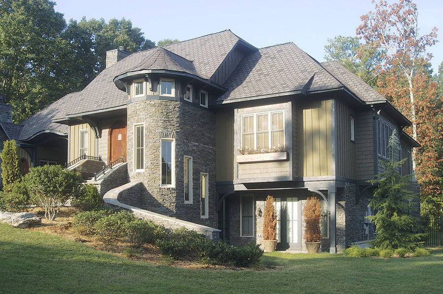 shakertown stone paneling castle