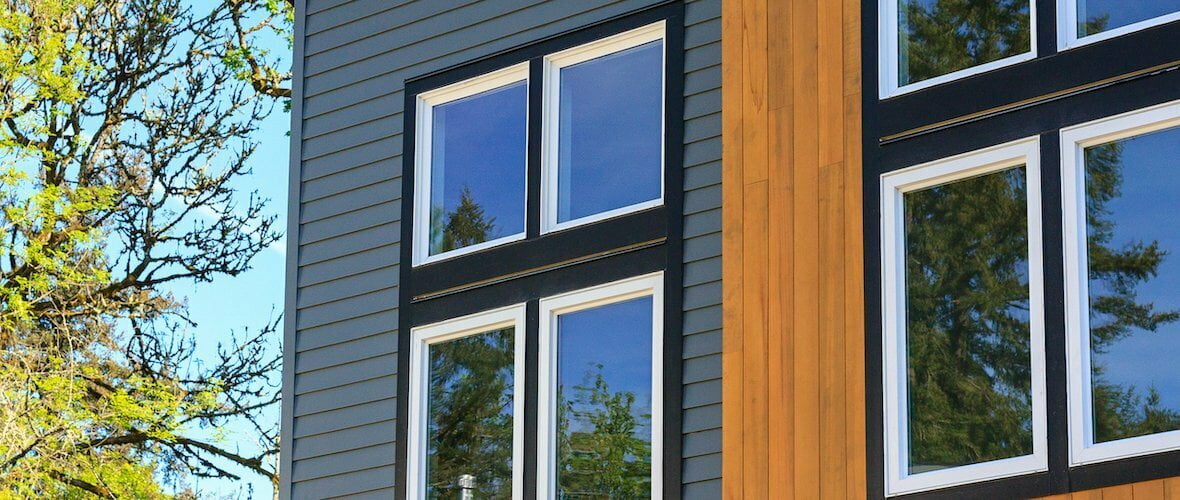 Forest Trim exterior trim around condo windows