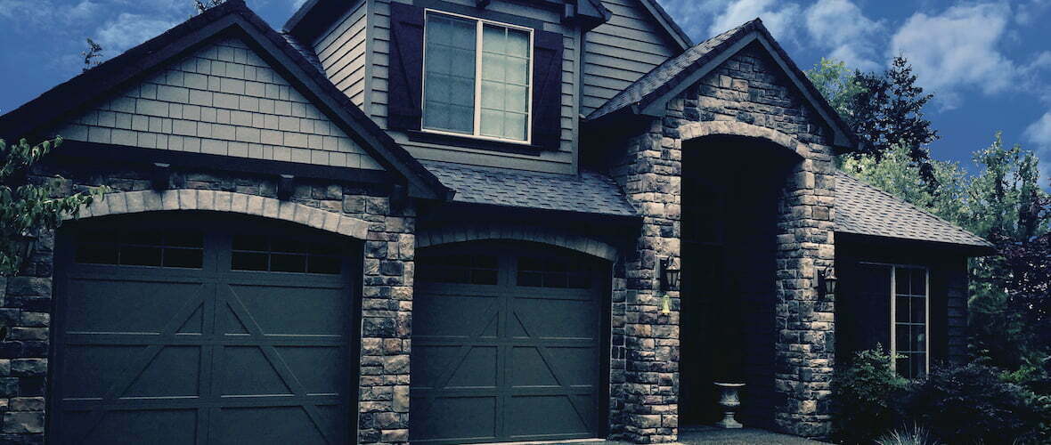Forest Trim exterior trim cobblestone home