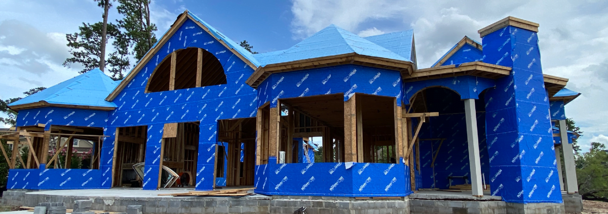 Henry BlueskinVP100 on residential construction
