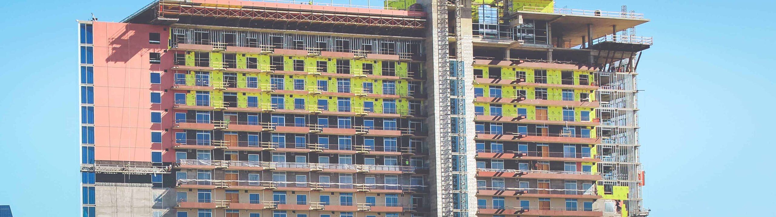 Prosoco Air Water Barriers on resort construction