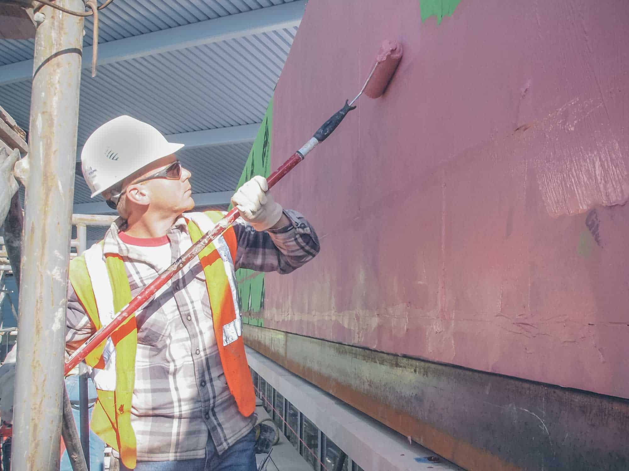 Prosoco spray wrap MVP roller application