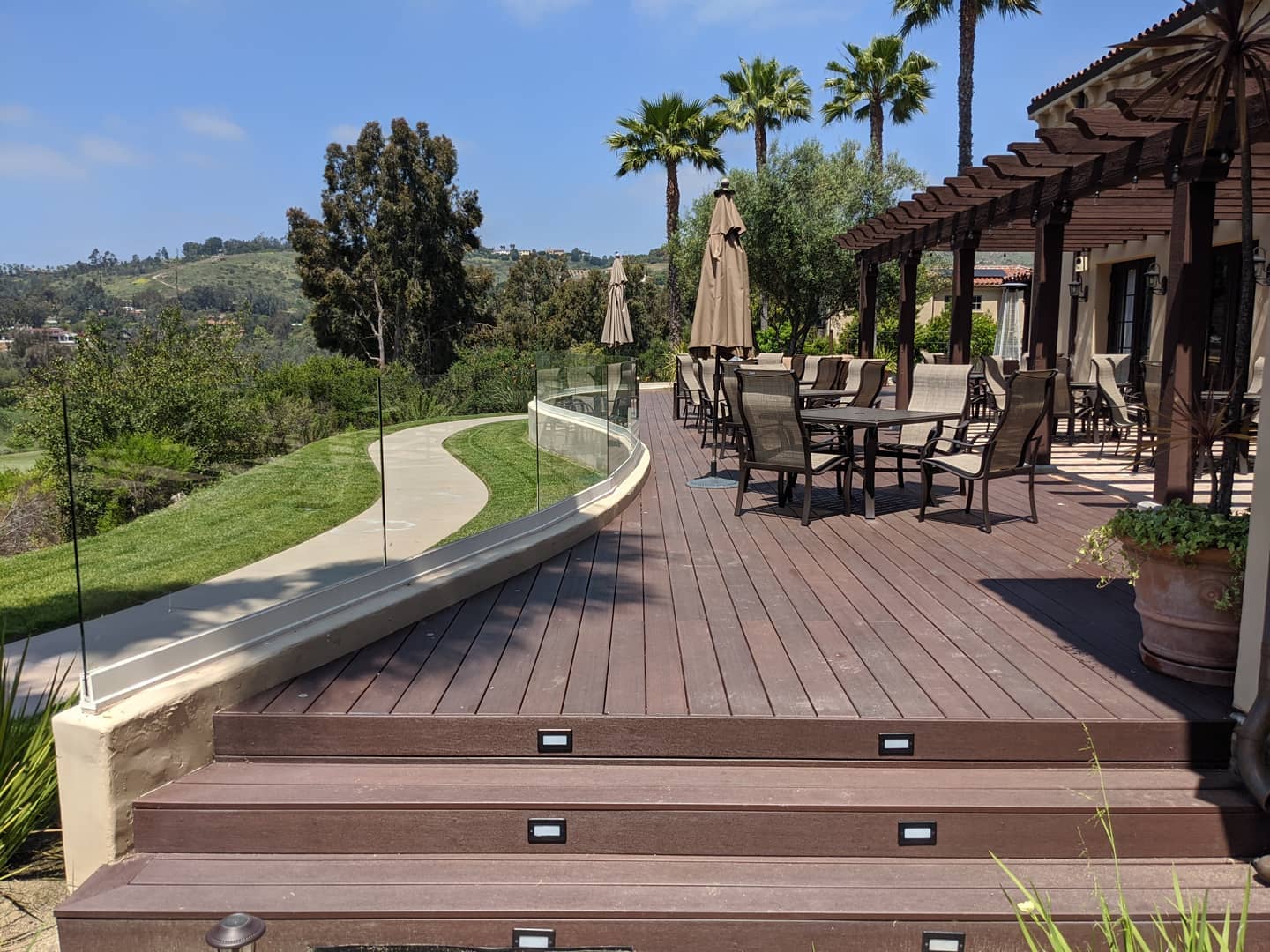 Fiberon decking New Mexico country club
