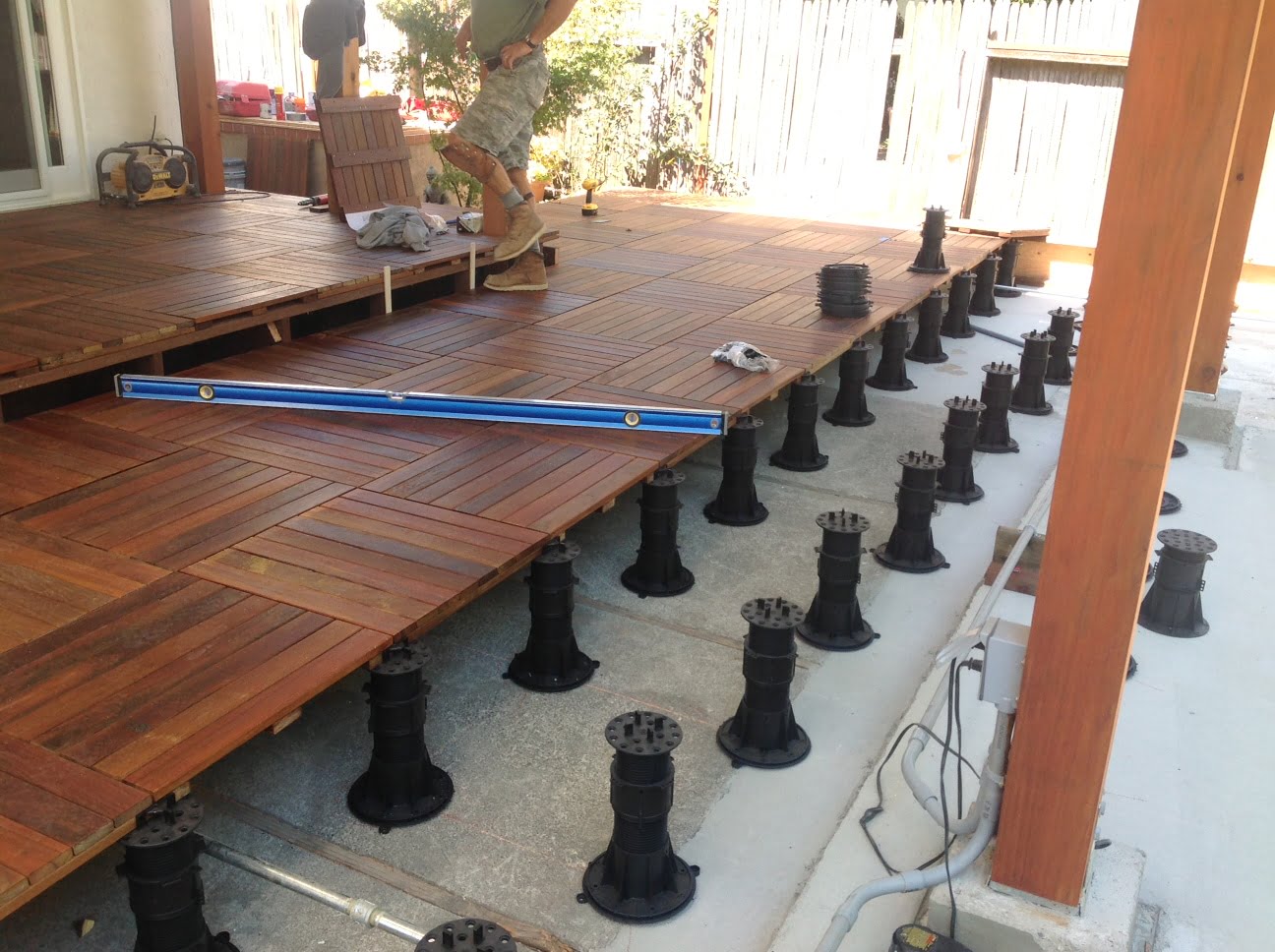 Pau Lope Company decking project in progress