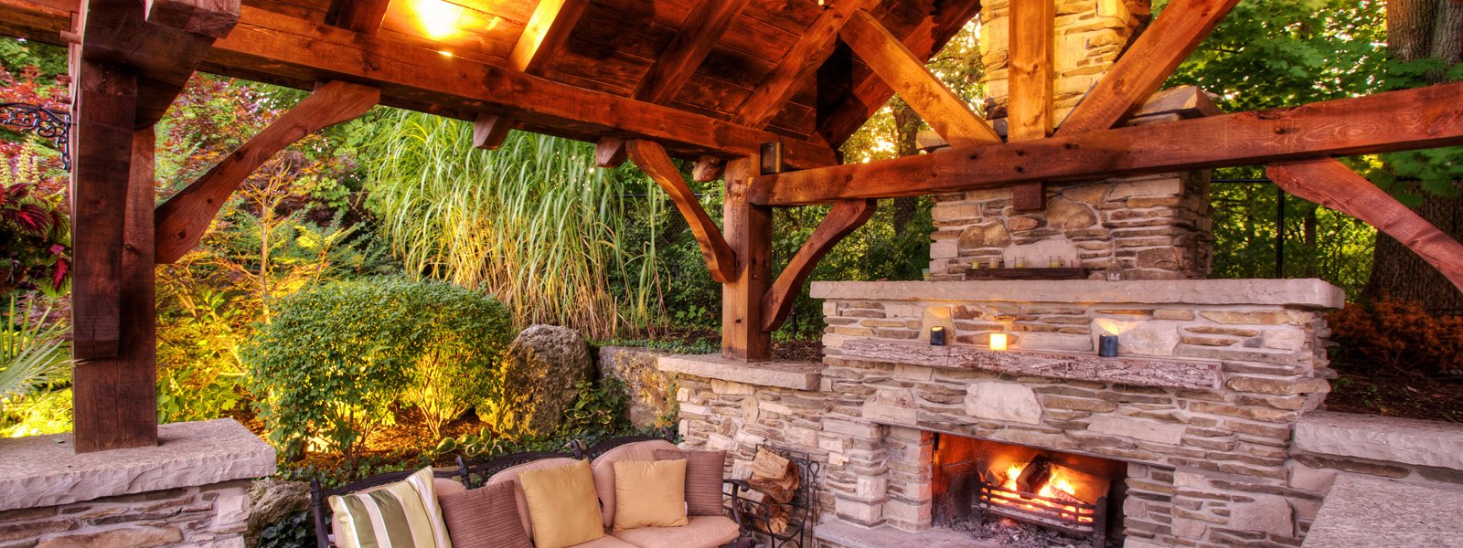 Penofin Pro Tech backyard stone patio