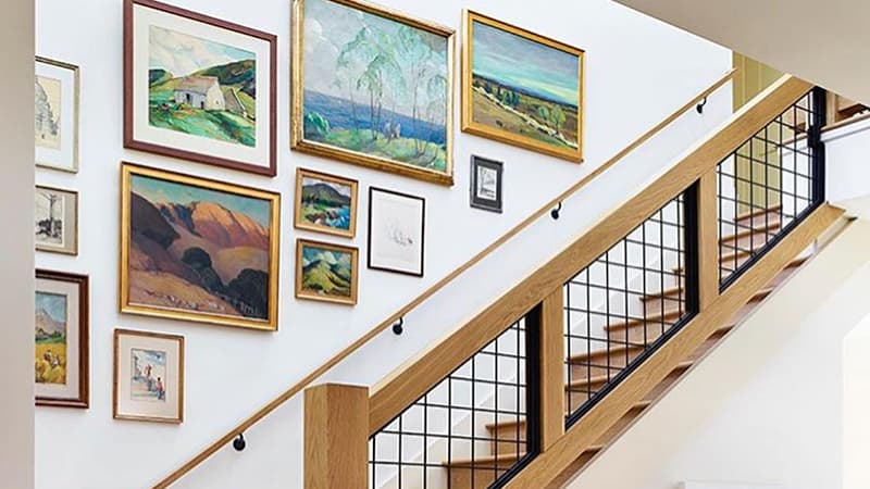 wild hog panels staircase