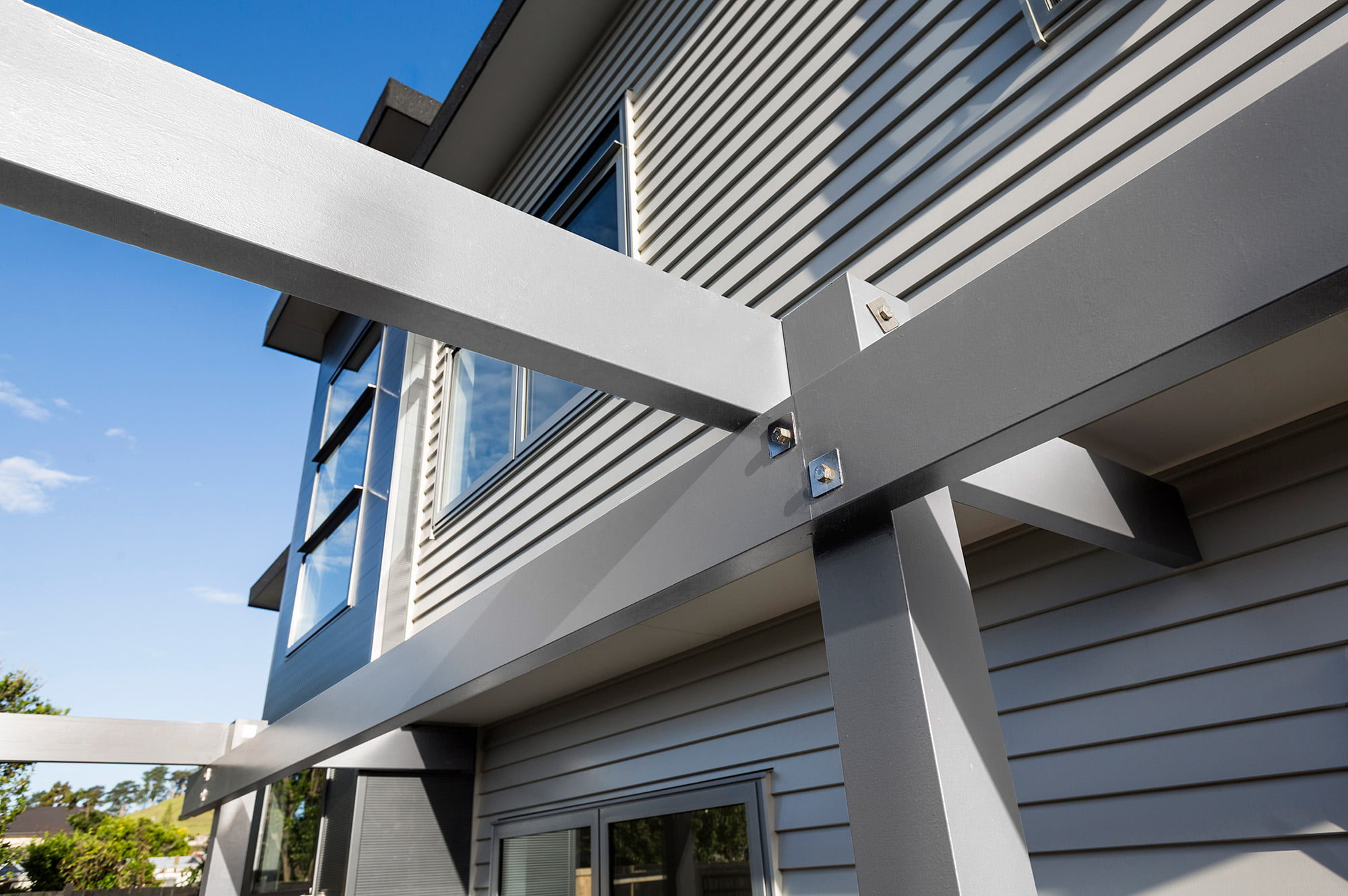 Tru-Pine patio garden pergola closeup