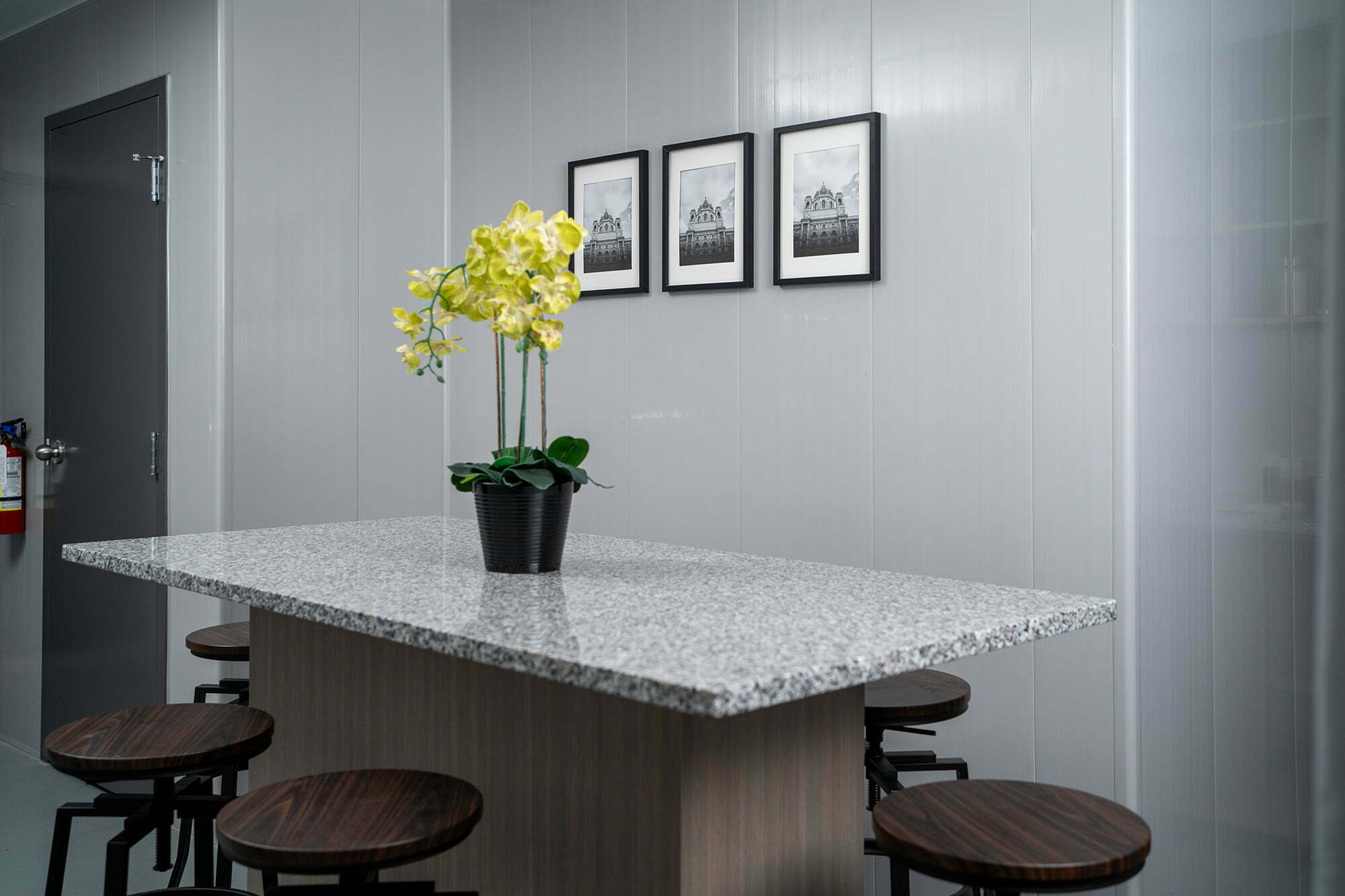 Trusscore marble kitchen island