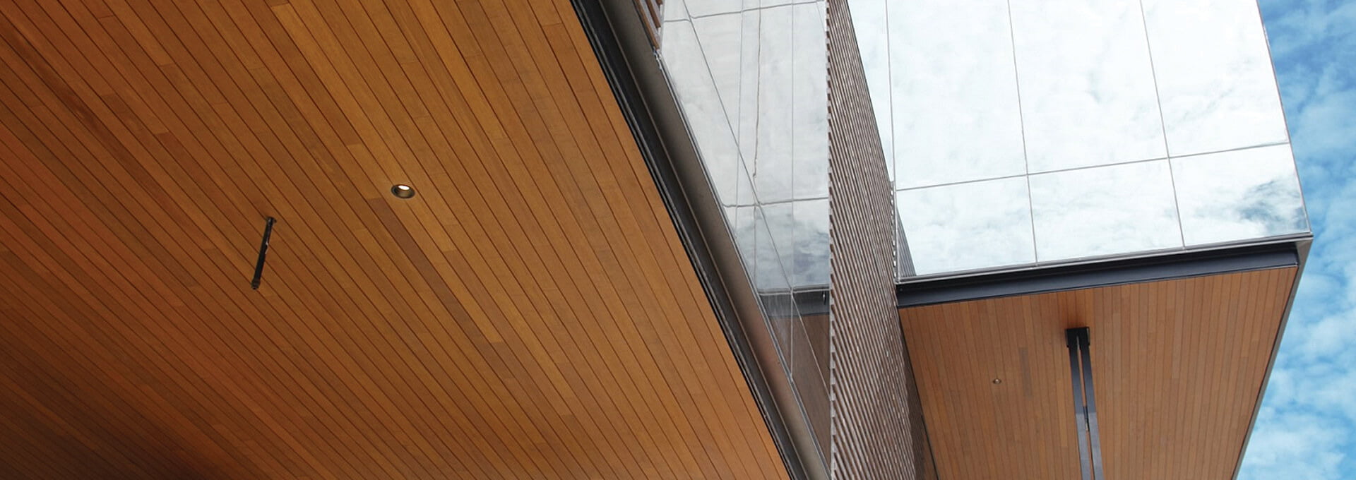 dassoXTR Fused Bamboo shiplap on commercial building