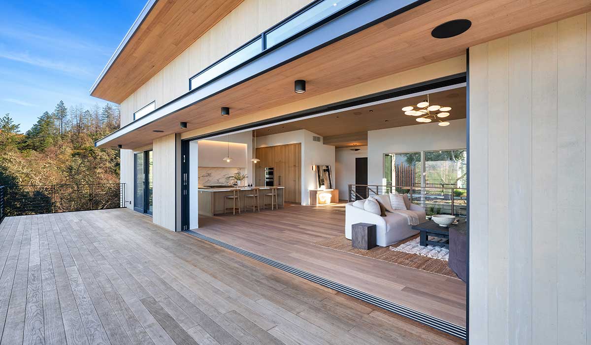 Mataverde SaferWood fire retardant treated Hemlock soffits