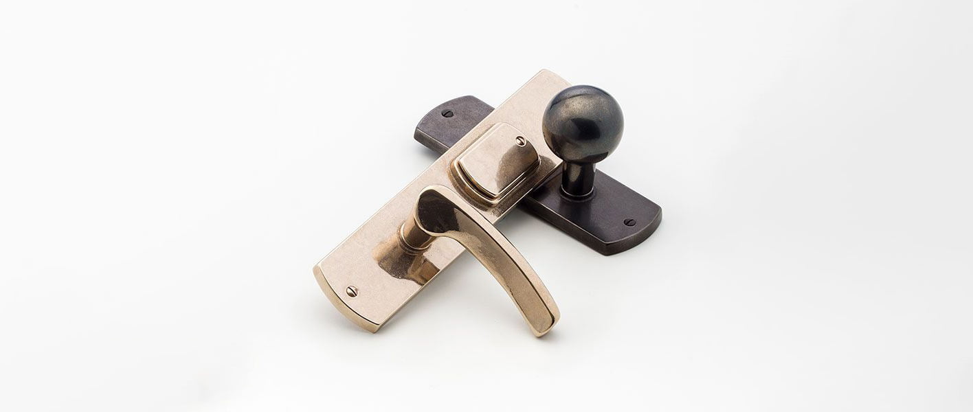 Rocky Mountain Hardware Curved Collection door hardware