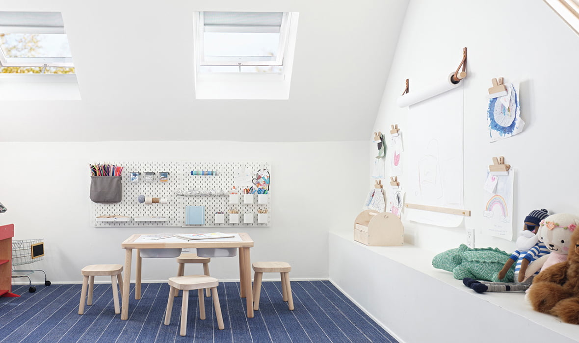 VELUX Solar Powered Fresh Air Skylight home classroom