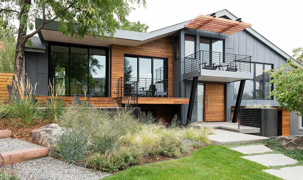 Arbor Wood Co siding on modern cabin home
