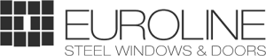 Euroline Steel Windows and Doors logo in black