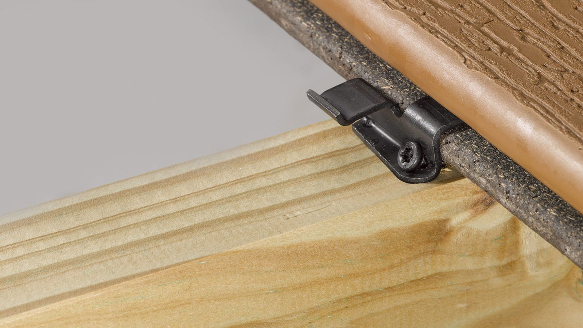 FastenMaster Tiger Claw hidden fastening system