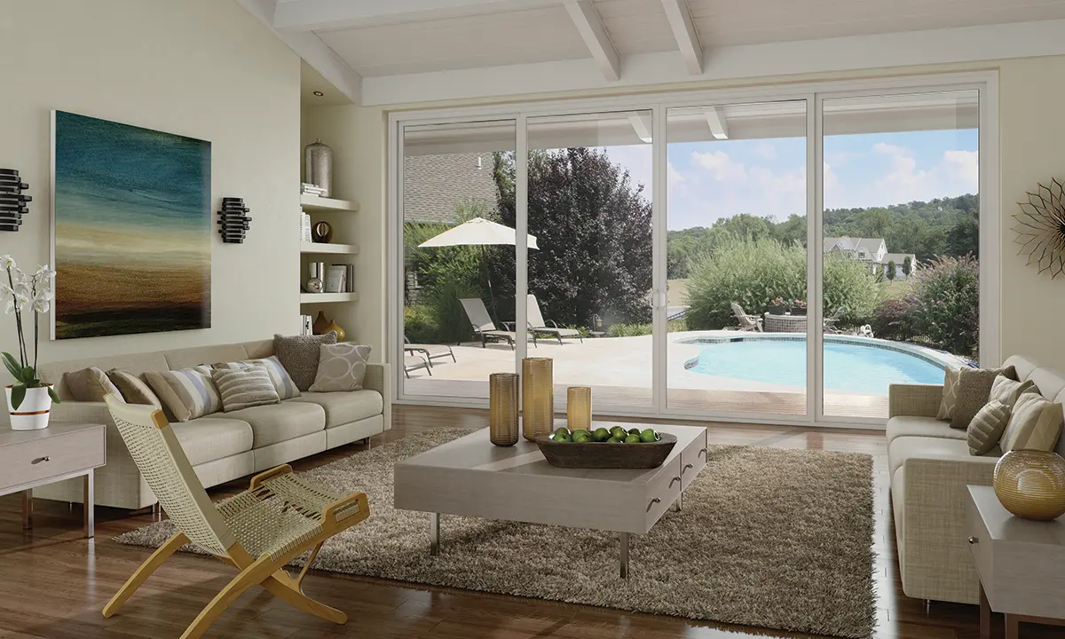 Milgard Tuscany Bifolding patio doors