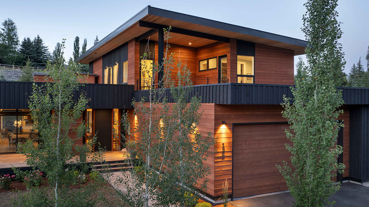 Roseburg Framing System on two-story home exterior