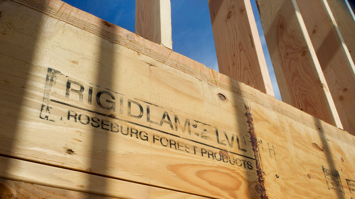 Closeup of Roseburg RigidLam LVL