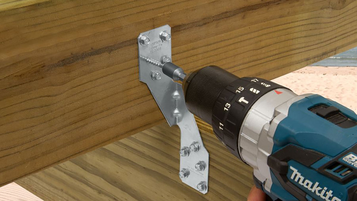 Simpson Strong-Tie stainless steel hurricane tie connector